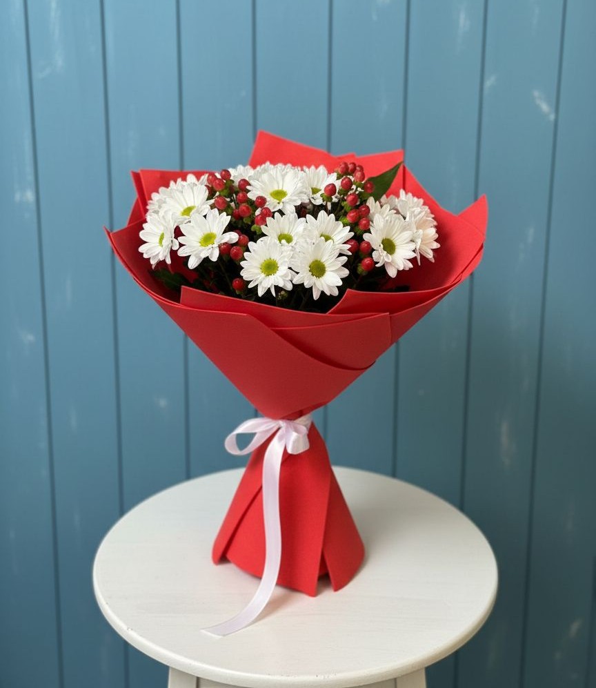 Букет цветов из: Хризантемы в Умбе