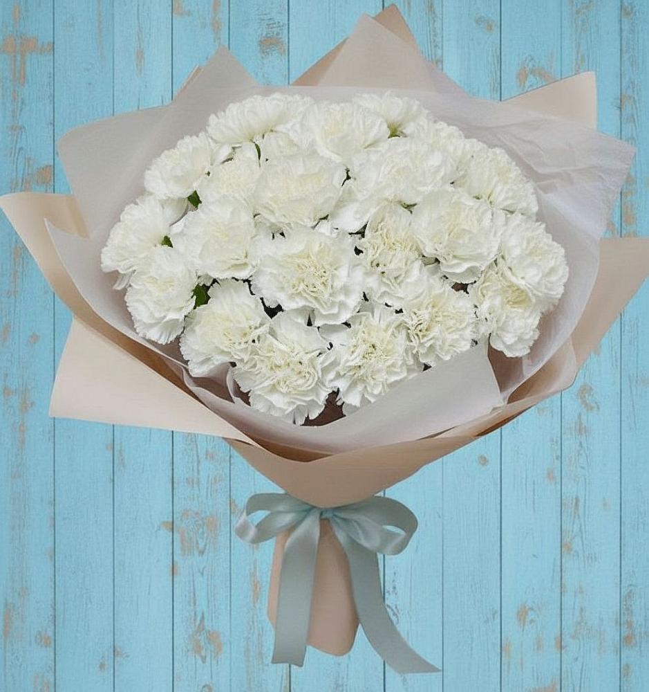 Букет цветов из: Гвоздики в Умбе