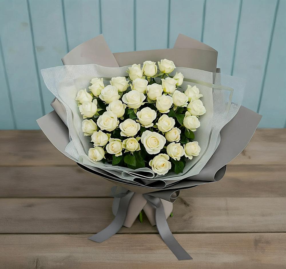 Букет Белоснежная нежность в Умбе