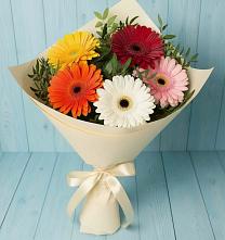 Букет цветов из:  Герберы #REPLACE_PRED# Умбе