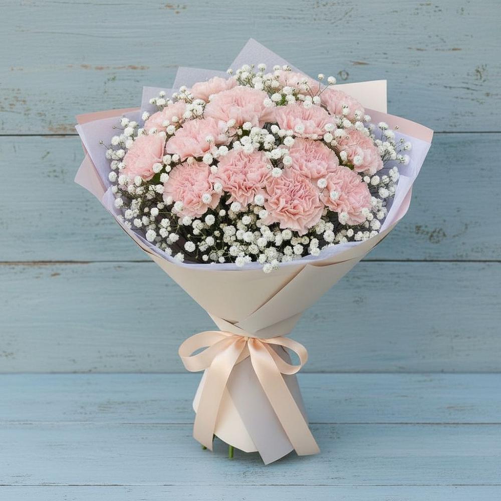 Букет цветов из: Гвоздики в Умбе