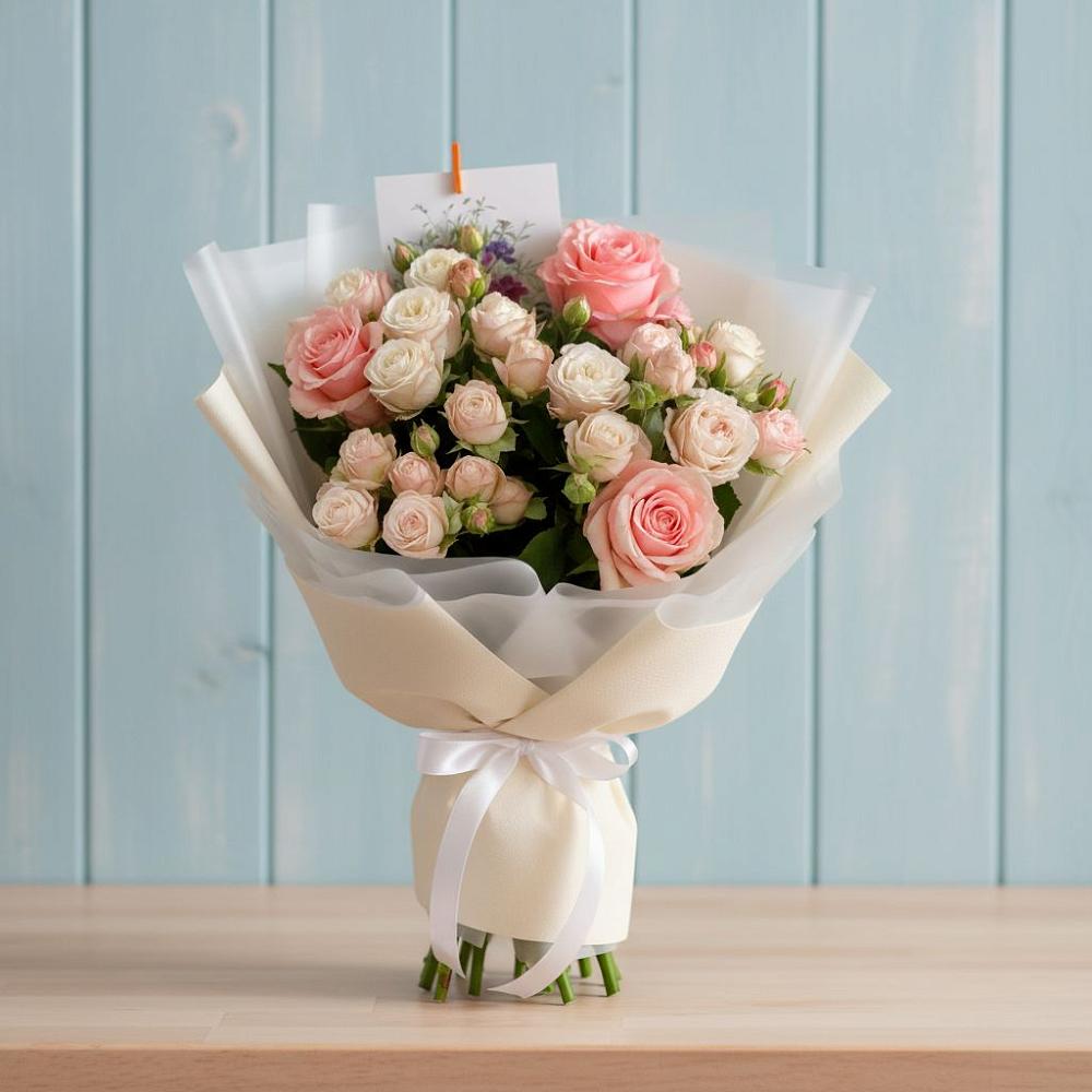 Букет цветов из: Розы в Умбе