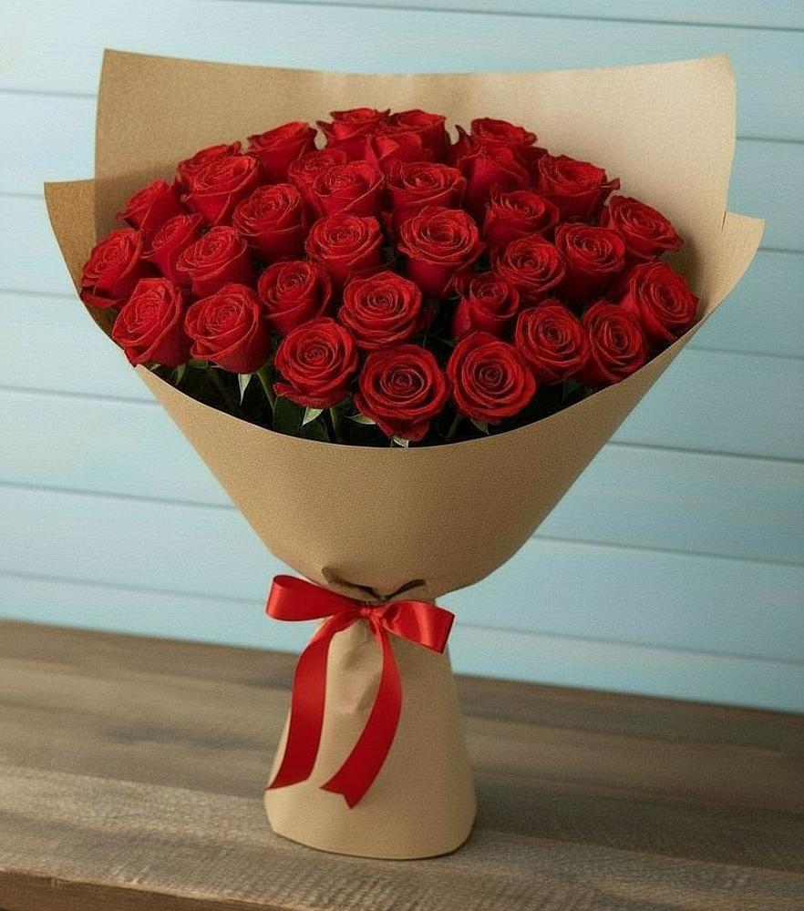 Букет Красные розы Милано в Умбе