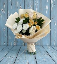 Букет цветов из:  Розы и Хризантемы в Умбе