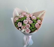 Букет цветов из:  Розы и Хризантемы #REPLACE_PRED# Умбе