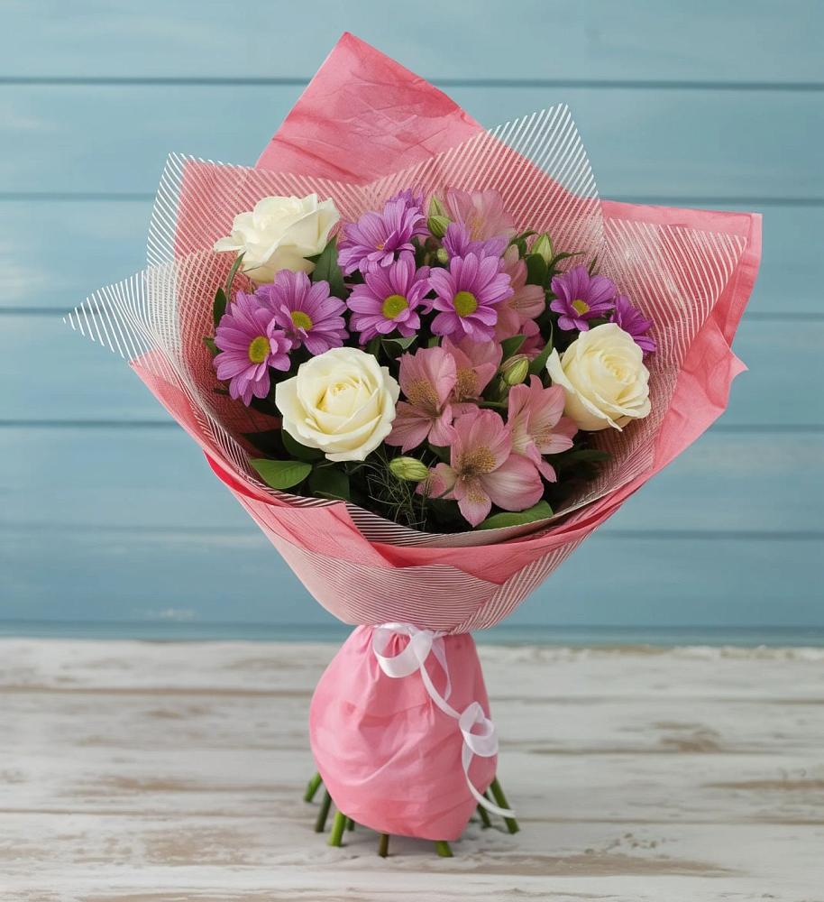 Букет цветов из: Герберы в Умбе