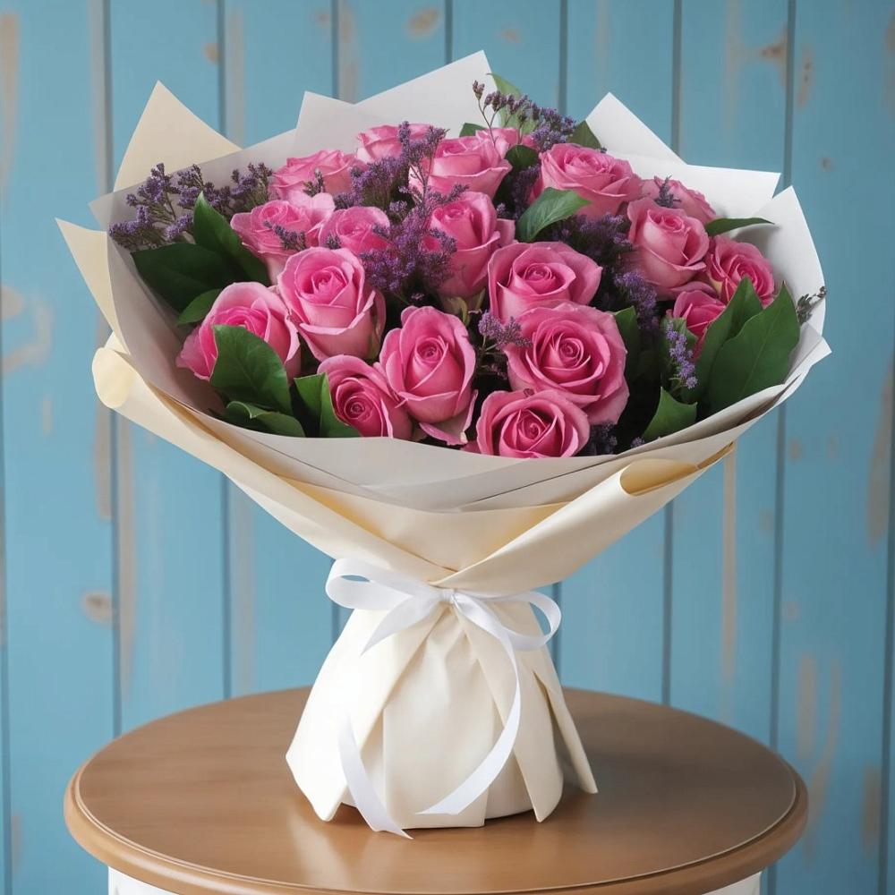 Букет цветов из: Розы в Умбе