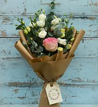 Букет цветов из:  Розы и Лизиантусы #REPLACE_PRED# Умбе