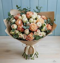 Букет цветов из:  Альстромерии и Розы #REPLACE_PRED# Умбе